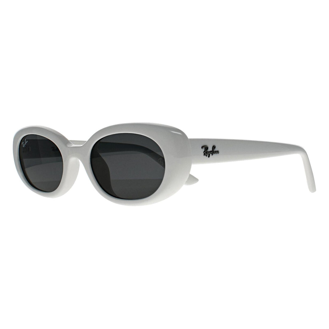 Ray-Ban Sunglasses RB4441D Bio Based 677287 Polished White Dark Grey