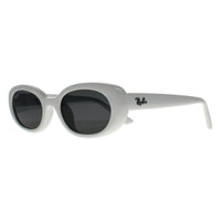Ray-Ban Sunglasses RB4441D Bio Based 677287 Polished White Dark Grey