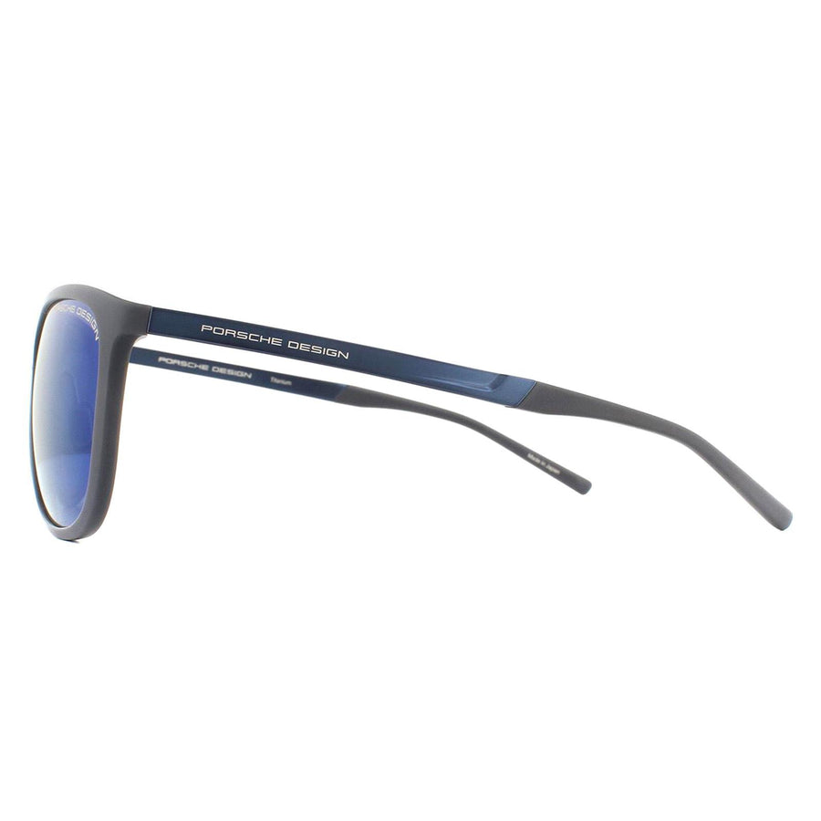 Porsche Design Sunglasses P8672 B Matte Grey Blue Mirror