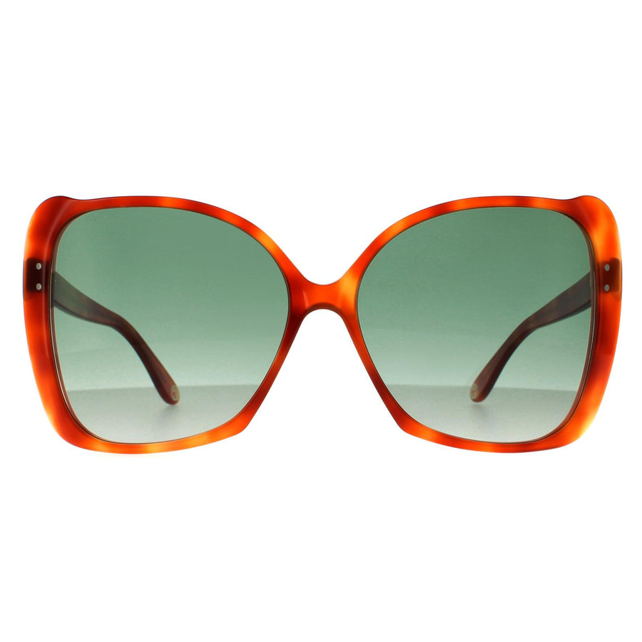 Gucci GG0471S Sunglasses Havana / Green