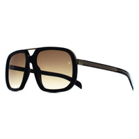 David Beckham Sunglasses DB 7101/S 2M2 HA Black Gold Brown Gradient
