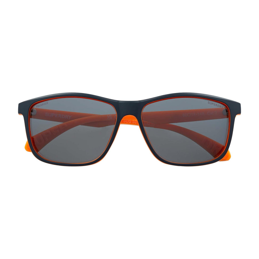 Superdry Sunglasses SDS-5014 106P Matte Navy Orange Grey Polarized