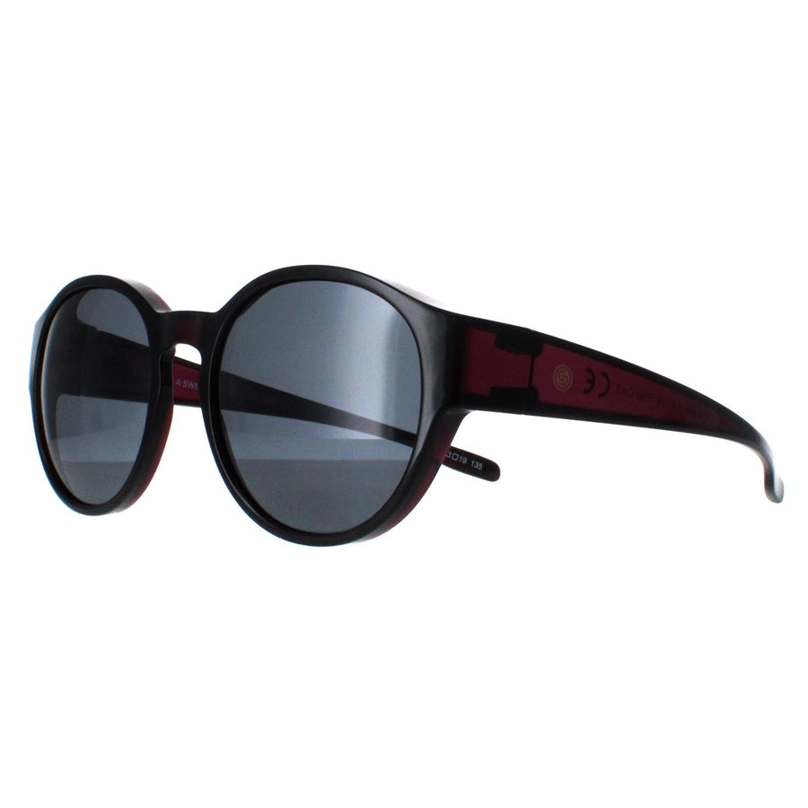 Smarty Sunglasses Y2053 B Transparent Cassis EF Black Grey