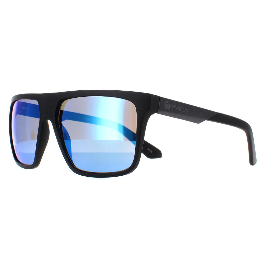 Dragon Sunglasses Vinyl 45037-003 Matte Black Lumalens Blue Ionized