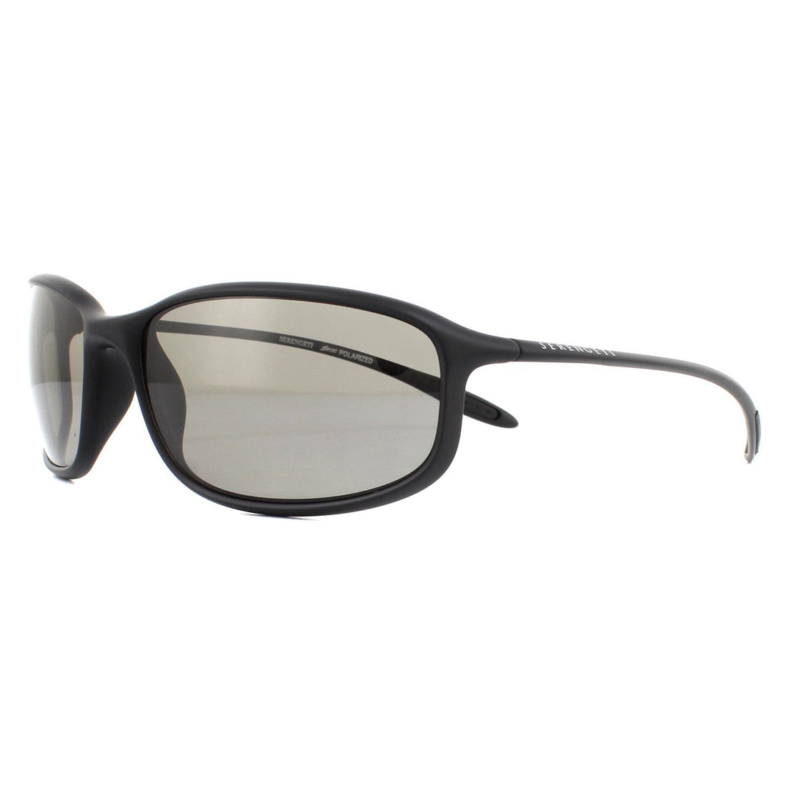 Serengeti Sunglasses Sestriere 8698 Matte Black PhD 2.0 Polarized CPG Grey