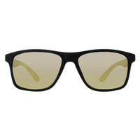 Smarty Sunglasses SA2306 A Matte Black Rubber Yellow Bronze Blue Flash