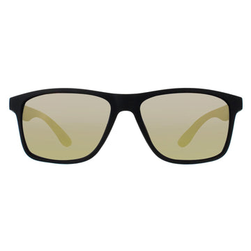 Smarty Sunglasses SA2306 A Matte Black Rubber Yellow Bronze Blue Flash