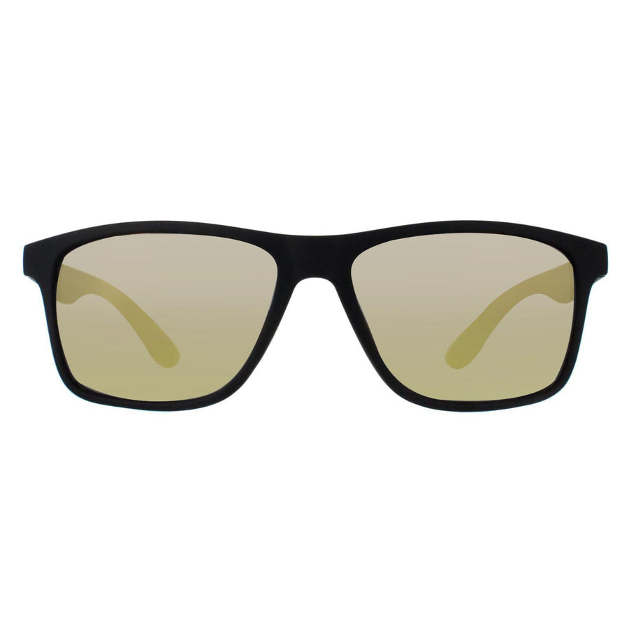 Smarty Sunglasses SA2306 A Matte Black Rubber Yellow Bronze Blue Flash