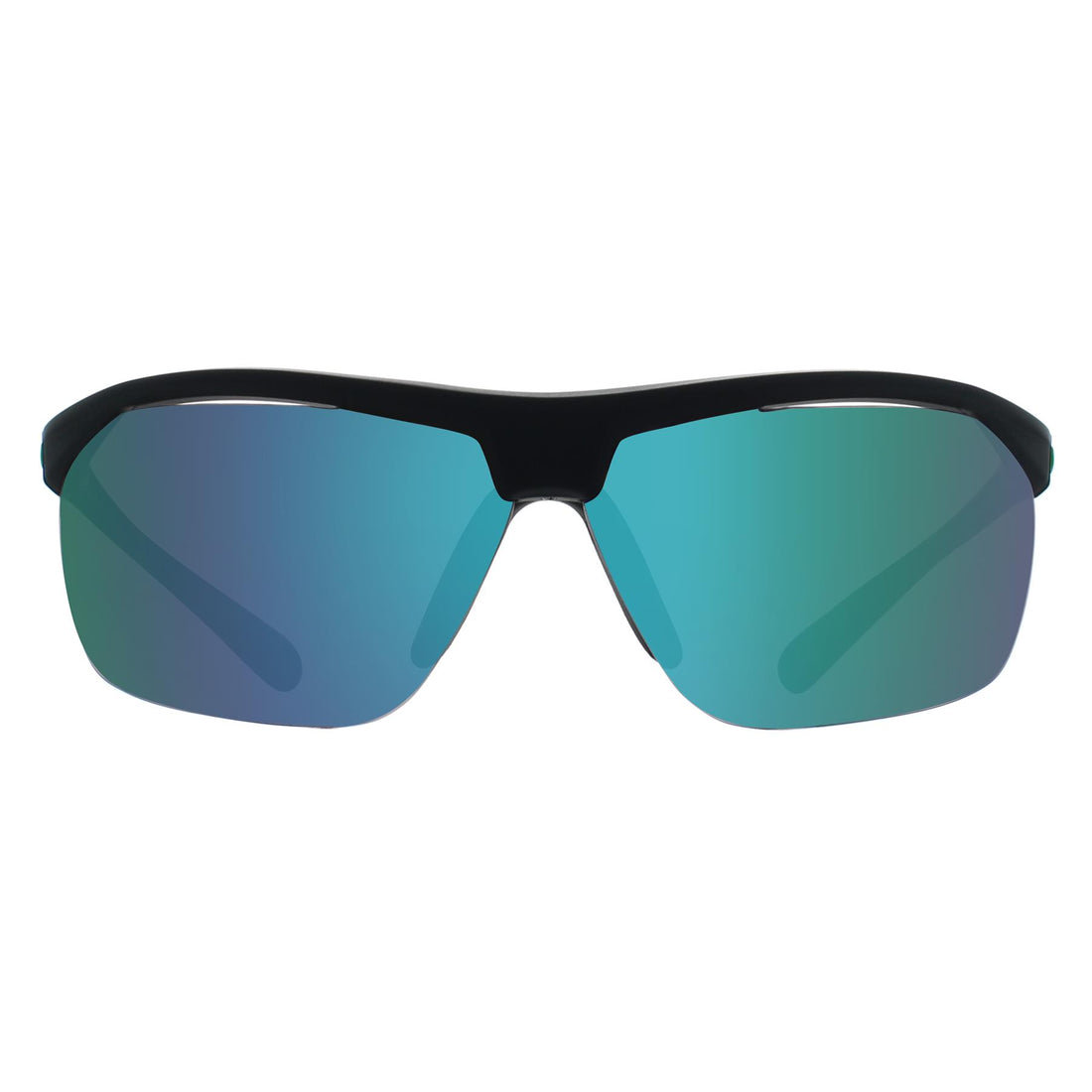 Nike Sunglasses Tailwind 12 EV1128 003 Matte Black Grey Green Mirrored