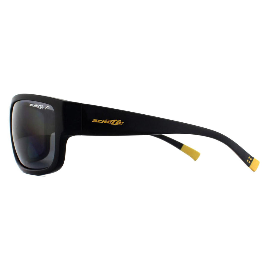 Arnette Sunglasses Bushwick 4256 01/81 Black Polarized Grey