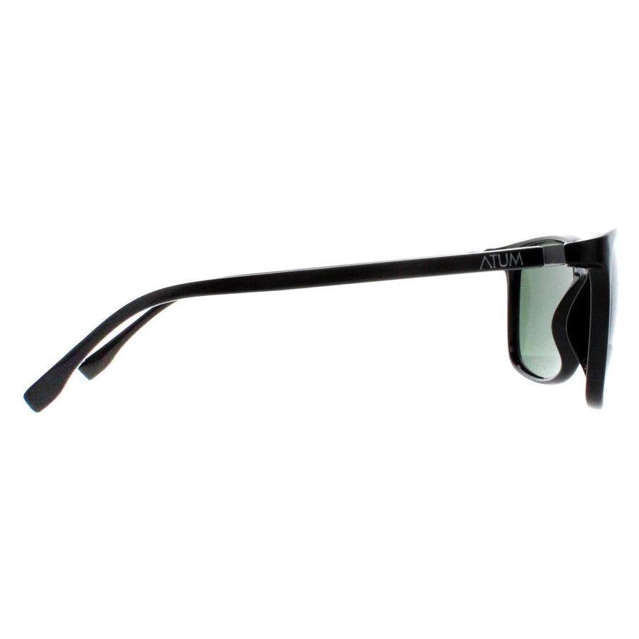 Atum Sunglasses Quill C2 Shiny Black G15 Green