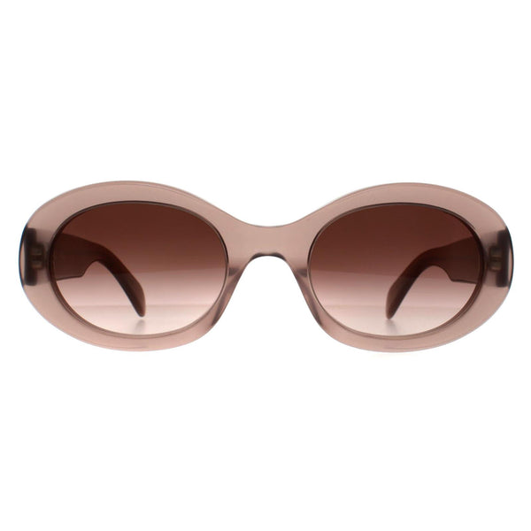 Celine Sunglasses CL40194U Triomphe 45F Crystal Brown Brown  display picture 3