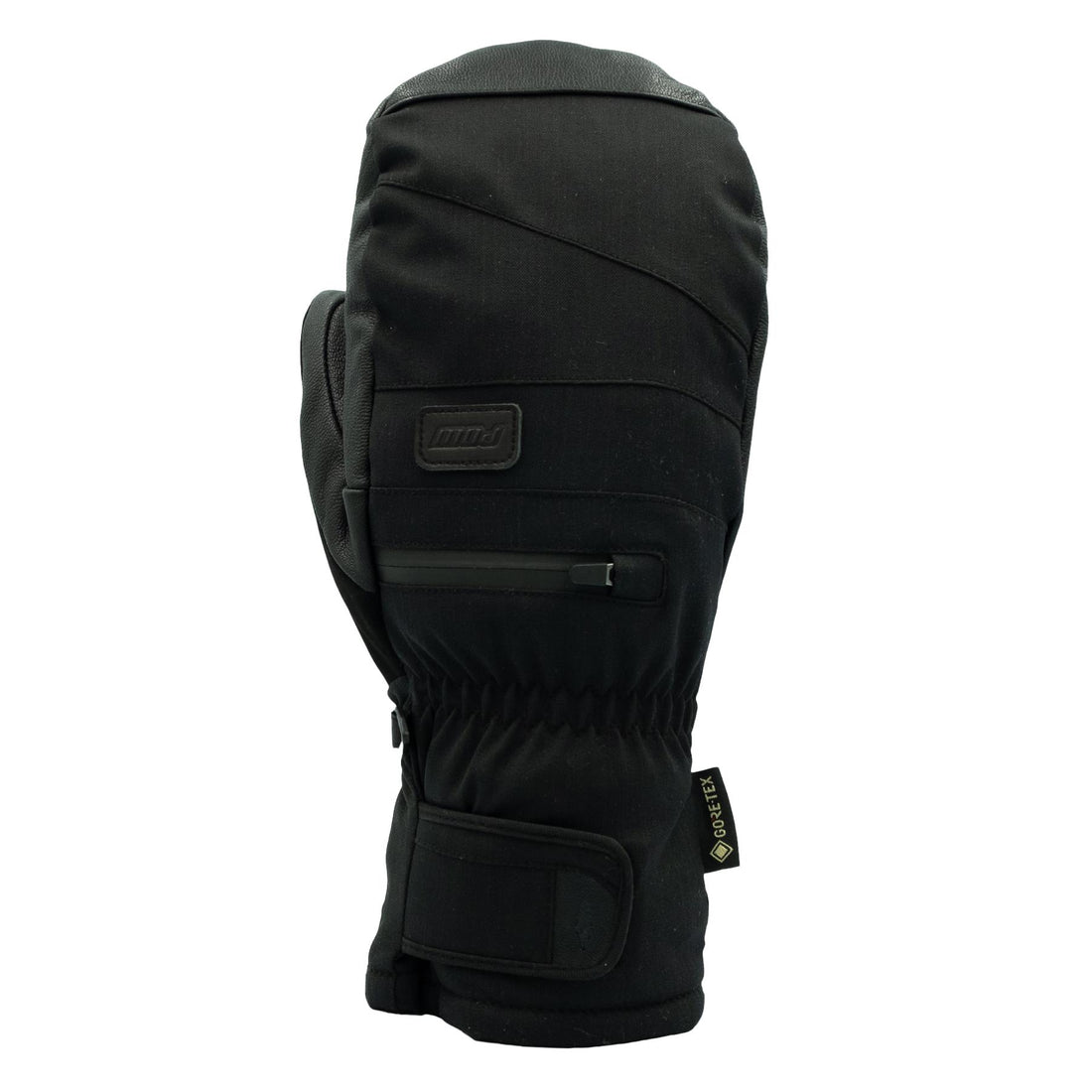 POW Black Wayback GTX Short Mens Mitten Snow Glove - M