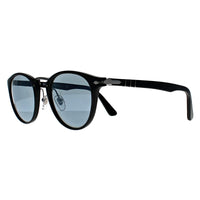 Persol Sunglasses PO3108S 95/56 Black Light Blue