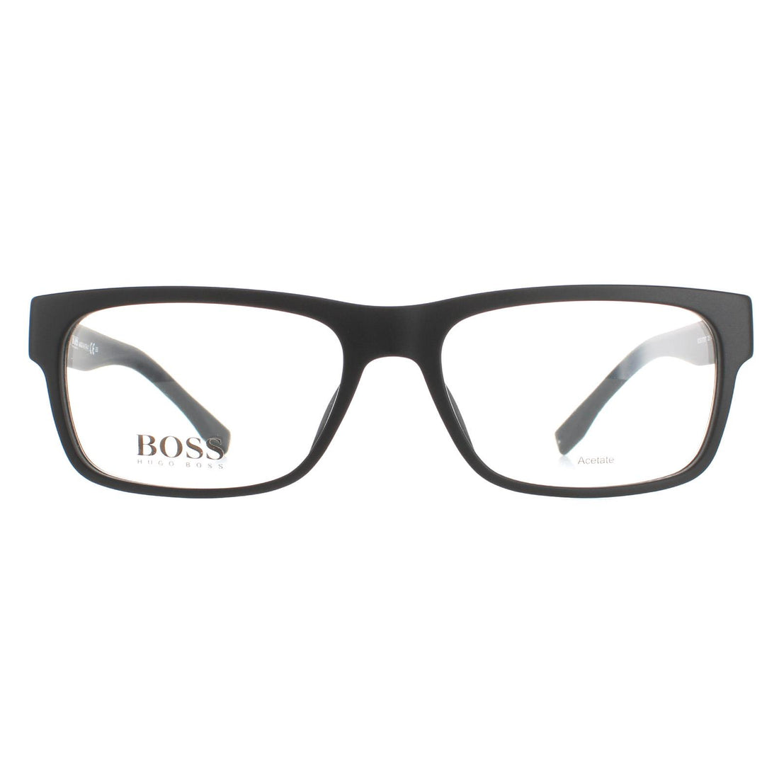 Hugo Boss Glasses Frames BOSS 0729/IT DL5 Matte Black Men