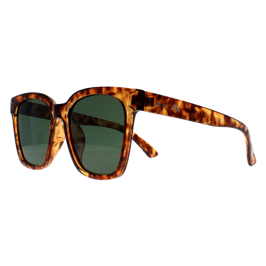 Montana Sunglasses MP72 D Shiny Havana Soft Demi Green Polarized