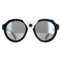 Moncler Sunglasses ML0046 02C Matte Black Smoke Mirror