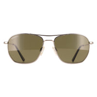 Serengeti Sunglasses Lunger SS545002 Shiny Silver Mineral Polarized 555nm