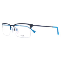 Police Glasses Frames Score 2 VPL290 0KAB Blue Men