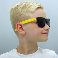 Smarty Sunglasses X2133 B Black Yellow Grey