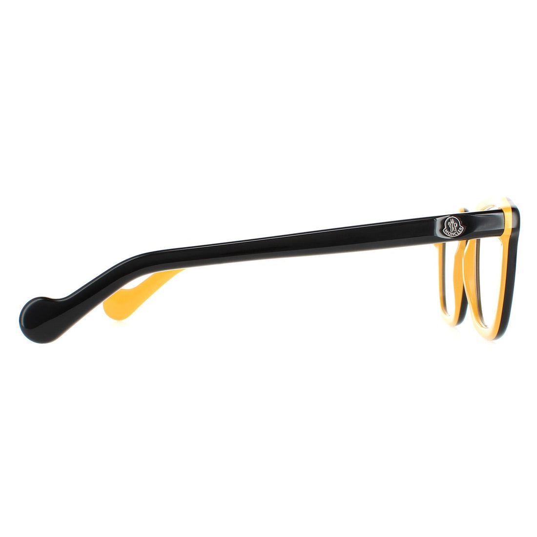 Moncler Glasses Frames ML5042 005 Black and Ochre Men