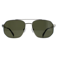 Alexander McQueen Sunglasses AM0458S 003 Silver Green