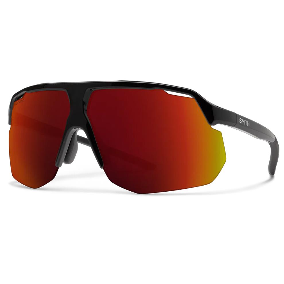 Smith Sunglasses Motive 807 X6 Black ChromaPop Red Mirror