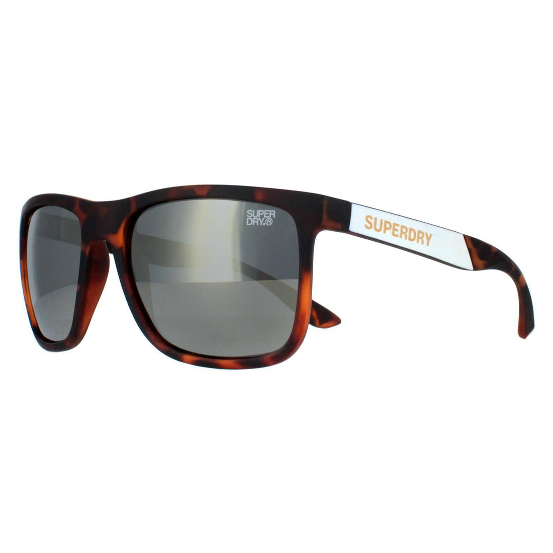 Superdry Sunglasses Runnerx 102P Tortoise Grey Mirror Polarized