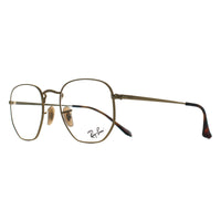 Ray-Ban Glasses Frames RX6448 Hexagonal 2500 Arista Gold Men Women