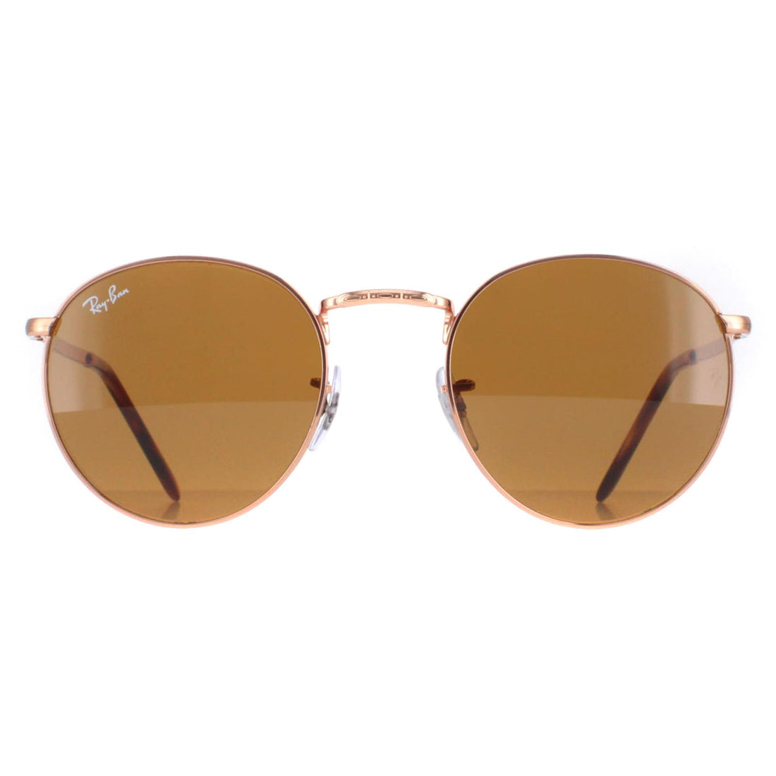 Ray-Ban Sunglasses RB3637 New Round 920233 Rose Gold Brown
