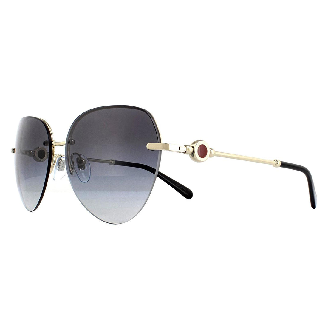 Bvlgari Sunglasses BV6108 278/8G Pale Gold Grey Gradient