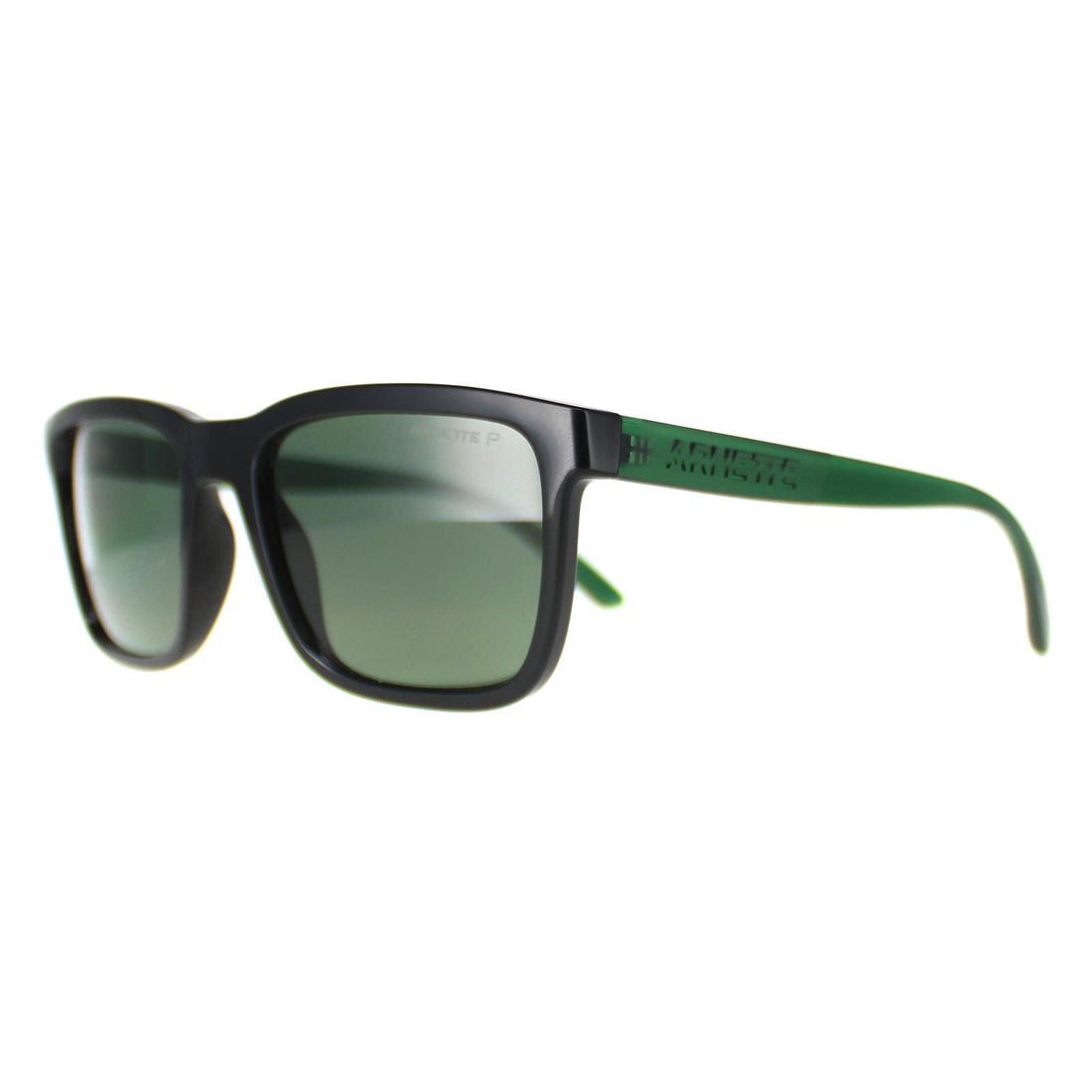 Arnette Sunglasses AN4321 Lebowl 28719A Black Dark Green Polarized