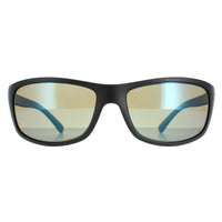 Serengeti Bormio Sunglasses Satin Black Photochromic Polar PhD 555 Blue