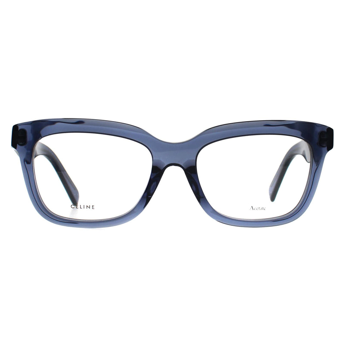 Celine Glasses Frames CL 41390/F Clara BMP Transparent Blue Women