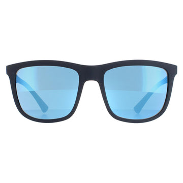 Armani Exchange Sunglasses AX4093S 829555 Matte Blue Blue Mirror
