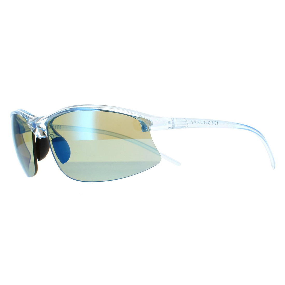 Serengeti Sunglasses Winslow SS551002 Shiny Crystal Ice Blue Saturn Polarized 555nm Blue