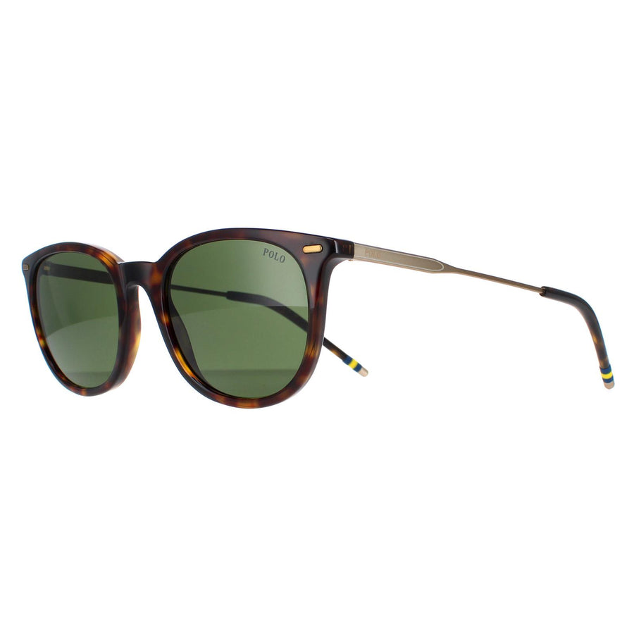 Polo Ralph Lauren Sunglasses PH4164 500371 Shiny Dark Havana Bottle Green