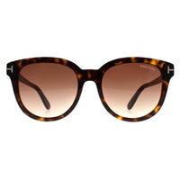 Tom Ford Sunglasses Olivia FT0914 52F Dark Havana Brown Gradient