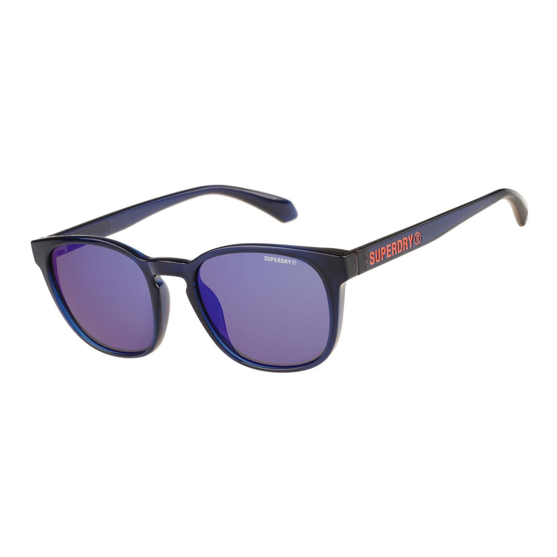 Superdry Sunglasses SDS-5038 153 Transparent Blue Blue Revo Mirror
