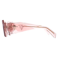 Prada Sunglasses PR08YS 19Q10D Transparent Peach Light Brown