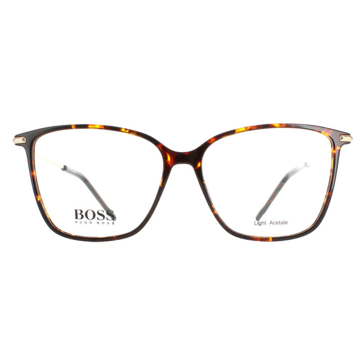 Hugo Boss Glasses Frames BOSS 1330 086 Havana Gold Women