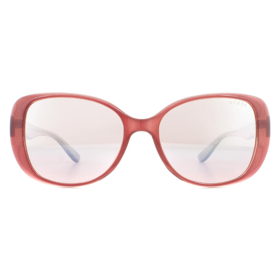 Guess Sunglasses GU7554 74F Pink Pink Brown Gradient