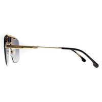 Carrera Sunglasses 1016/S RHL IC Gold Black Grey Mirror Shaded Silver