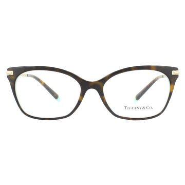 Tiffany Glasses Frames TF2194 8134 Havana on Tiffany Blue Women