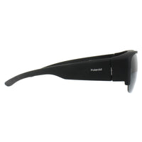 Polaroid Suncovers Fitover Sunglasses PLD 9007/S DL5 Y2 Black Grey Polarized