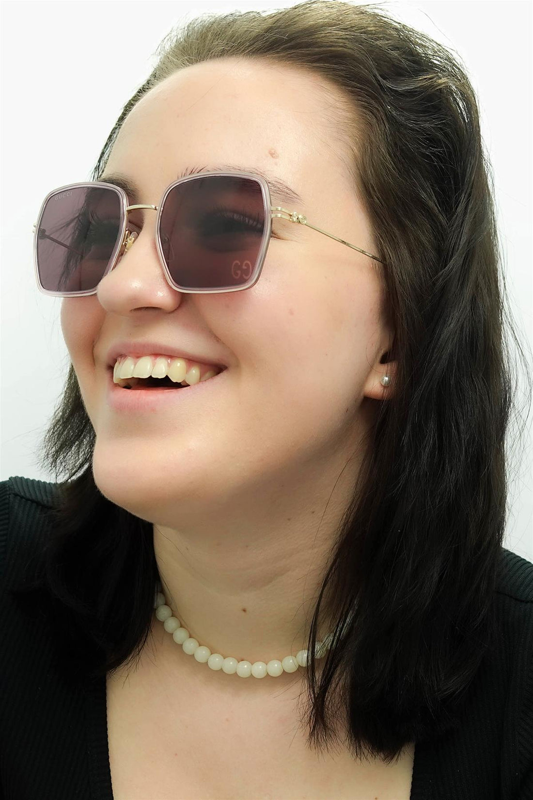 Gucci Sunglasses GG1848S 005 Pink Gold Violet