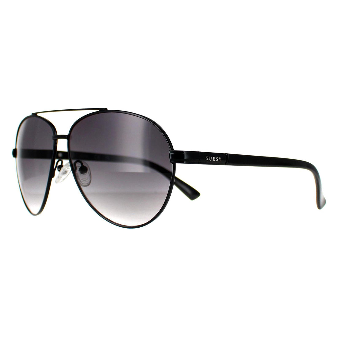 Guess Sunglasses GF0221 01B Shiny Black Smoke Gradient