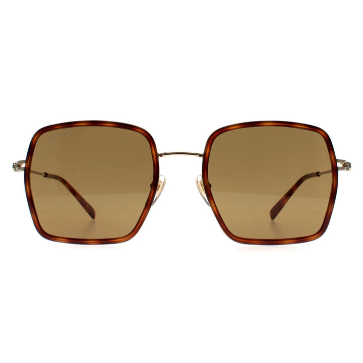 Gucci Sunglasses GG1848S 002 Havana Gold Brown
