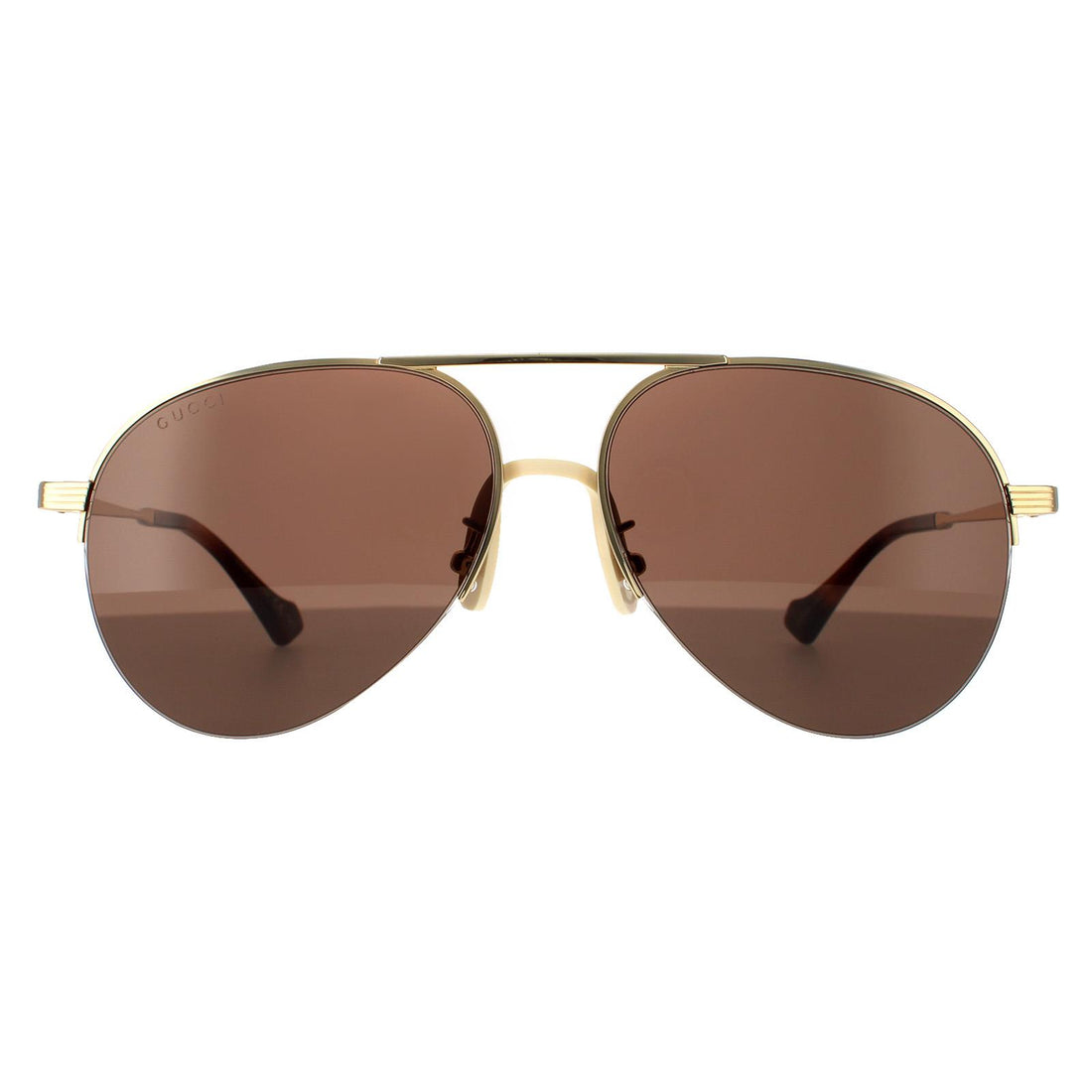 Gucci Sunglasses GG0742S 002 Gold Brown