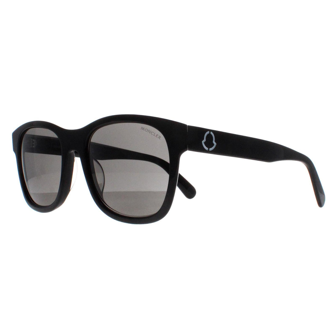Moncler Sunglasses ML0250-P 01A Shiny Black Smoke Grey